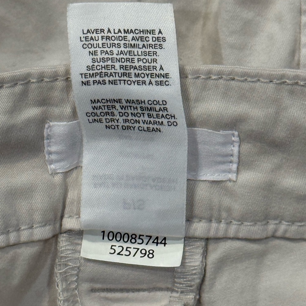 Garage Womens Cream Cargo Pants Size S straight leg. - Picture 10 of 10